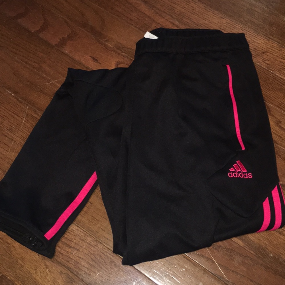 MEDIUM PINK ADIDAS PANTS